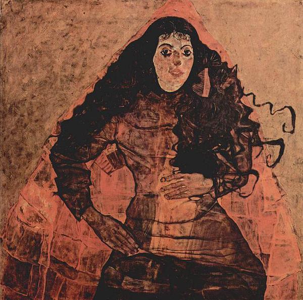 Egon Schiele Portrat der Trude Engel